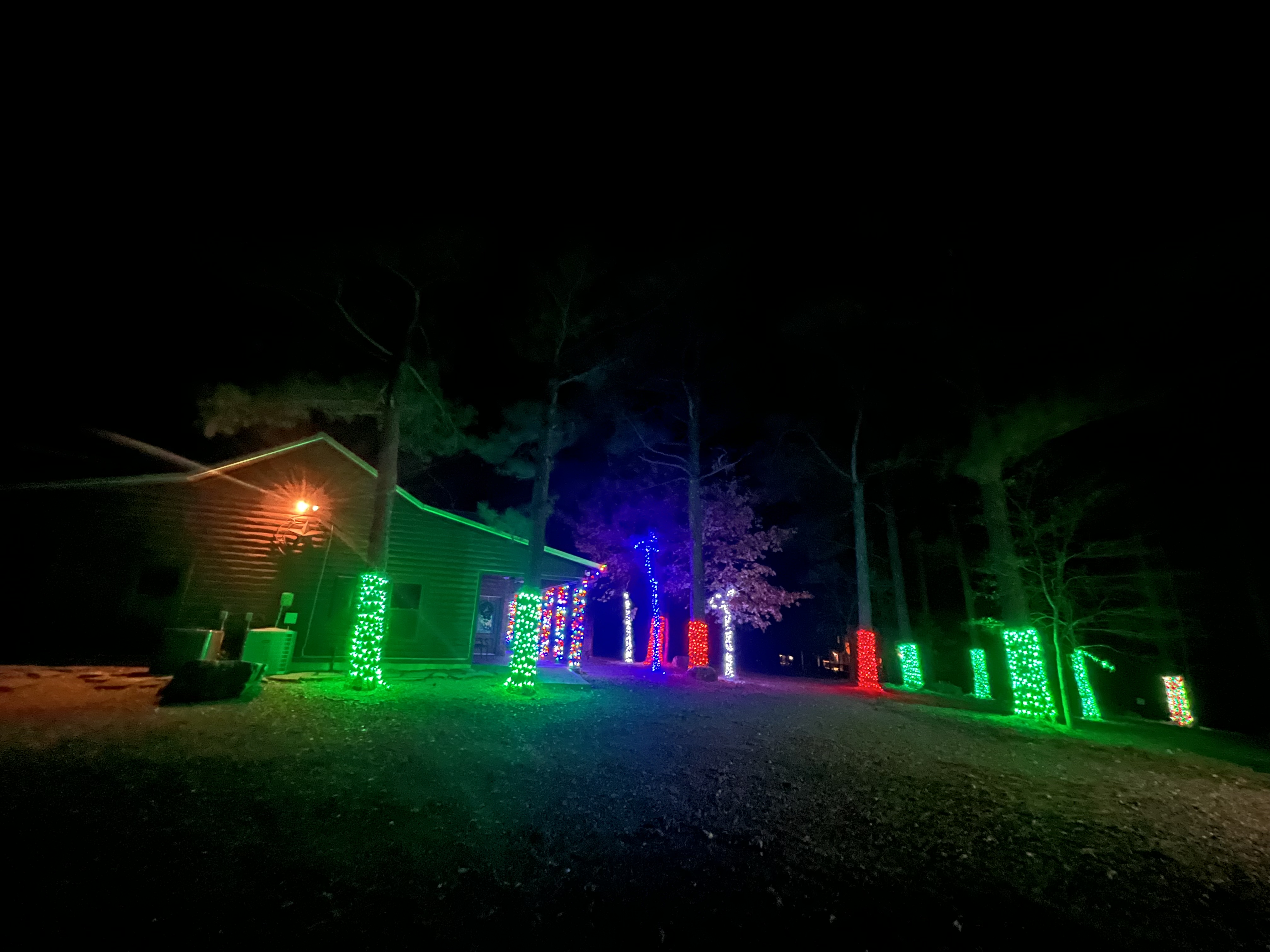 Living room with fireplace
