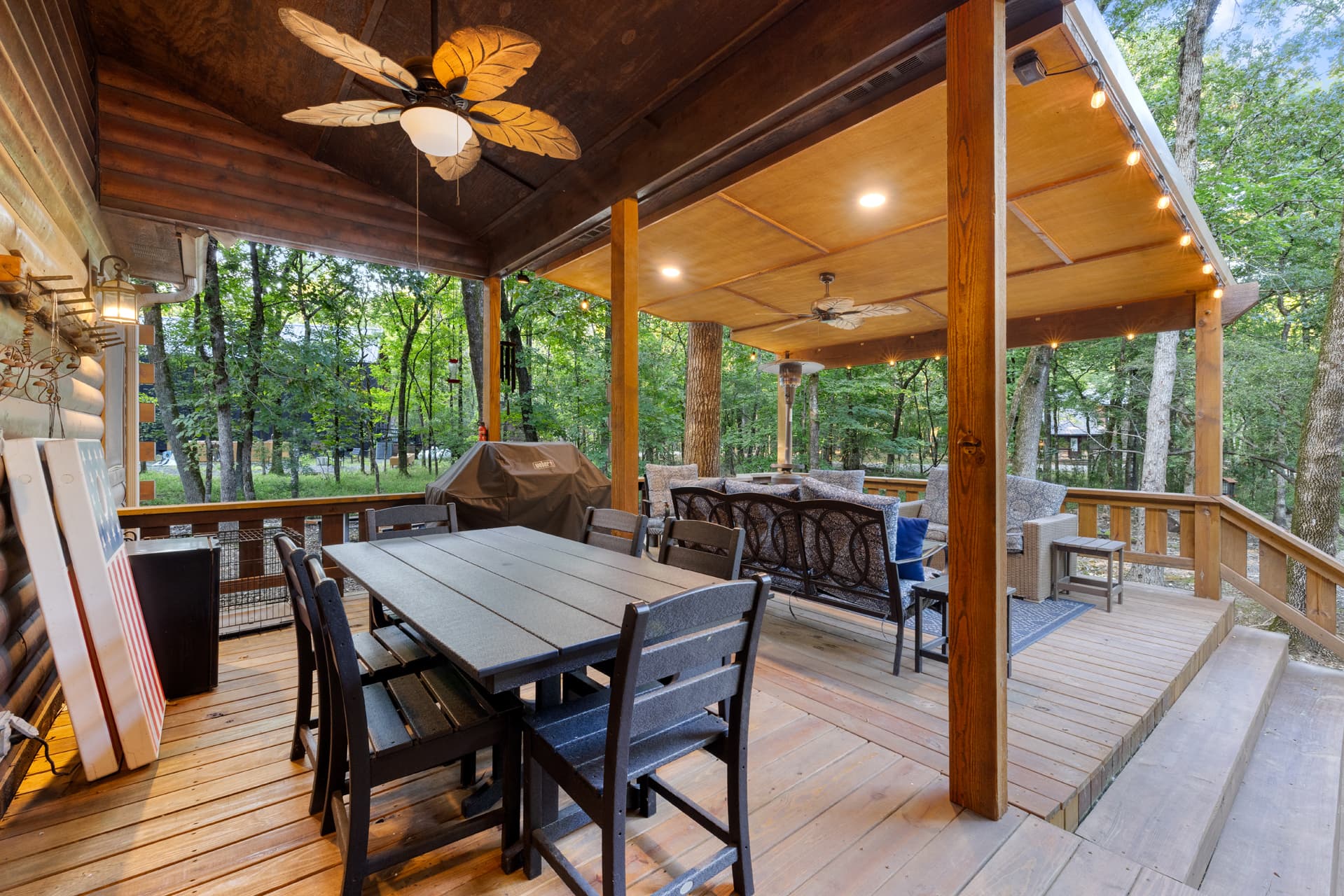 back porch seating