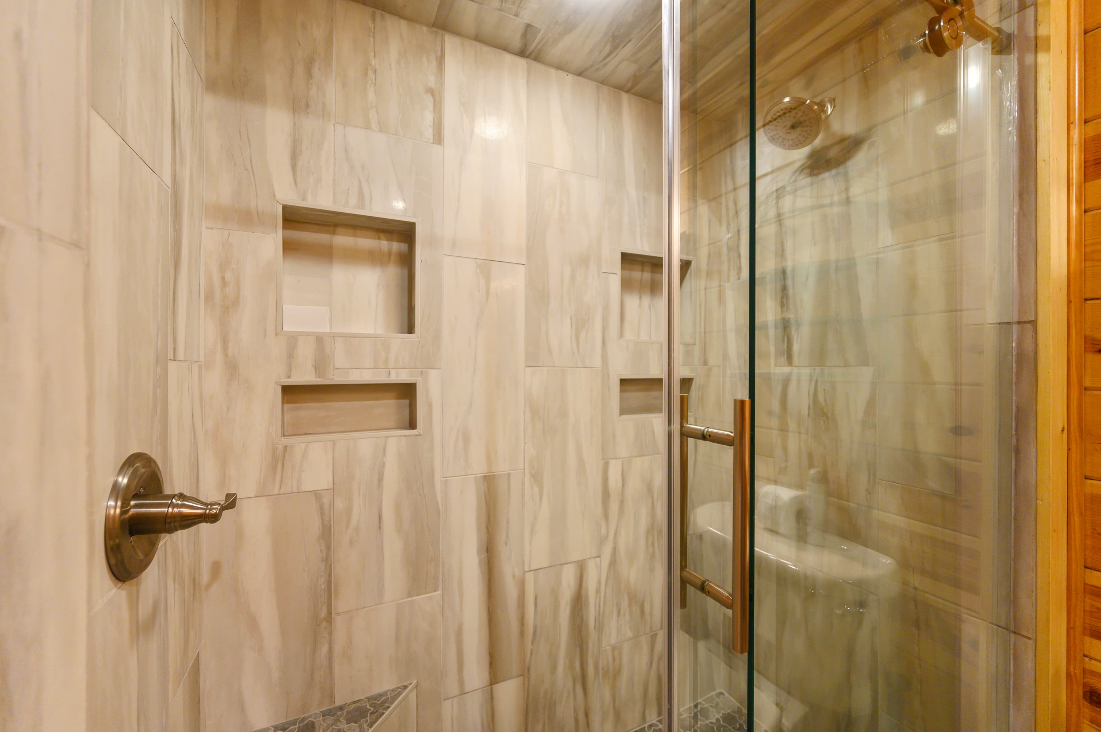 tile shower