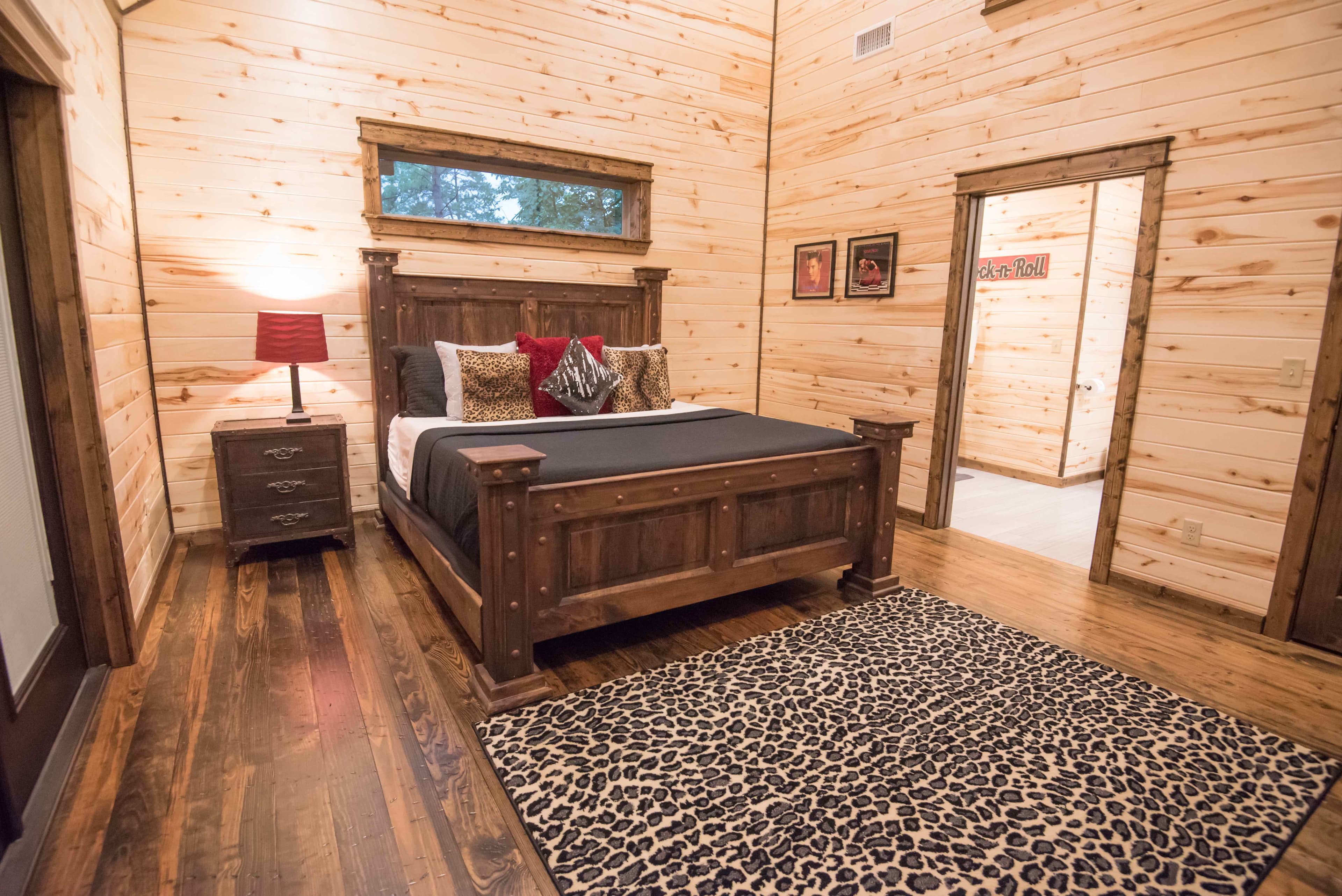 Back right King bedroom with attached full & private bathroom