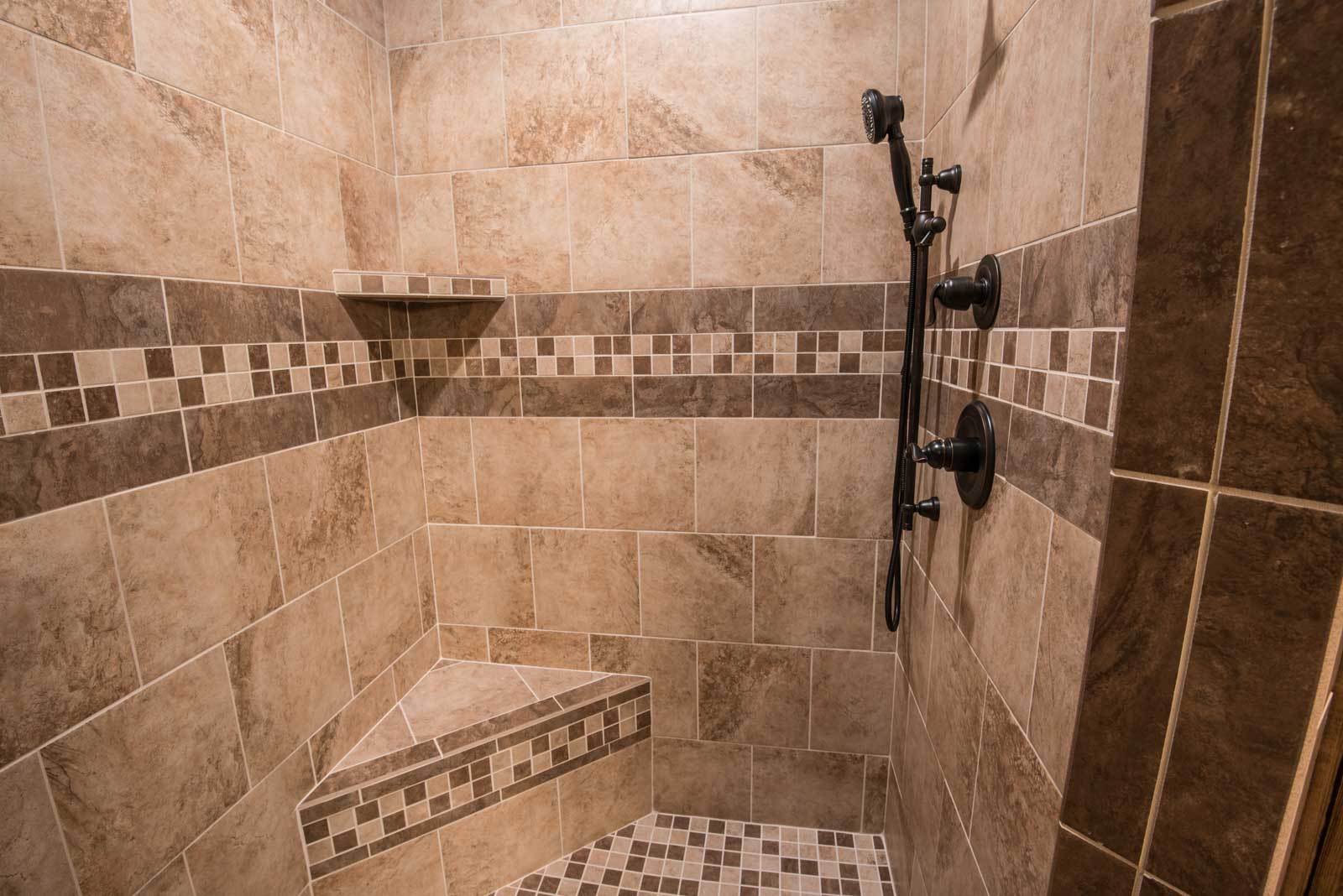 tile shower