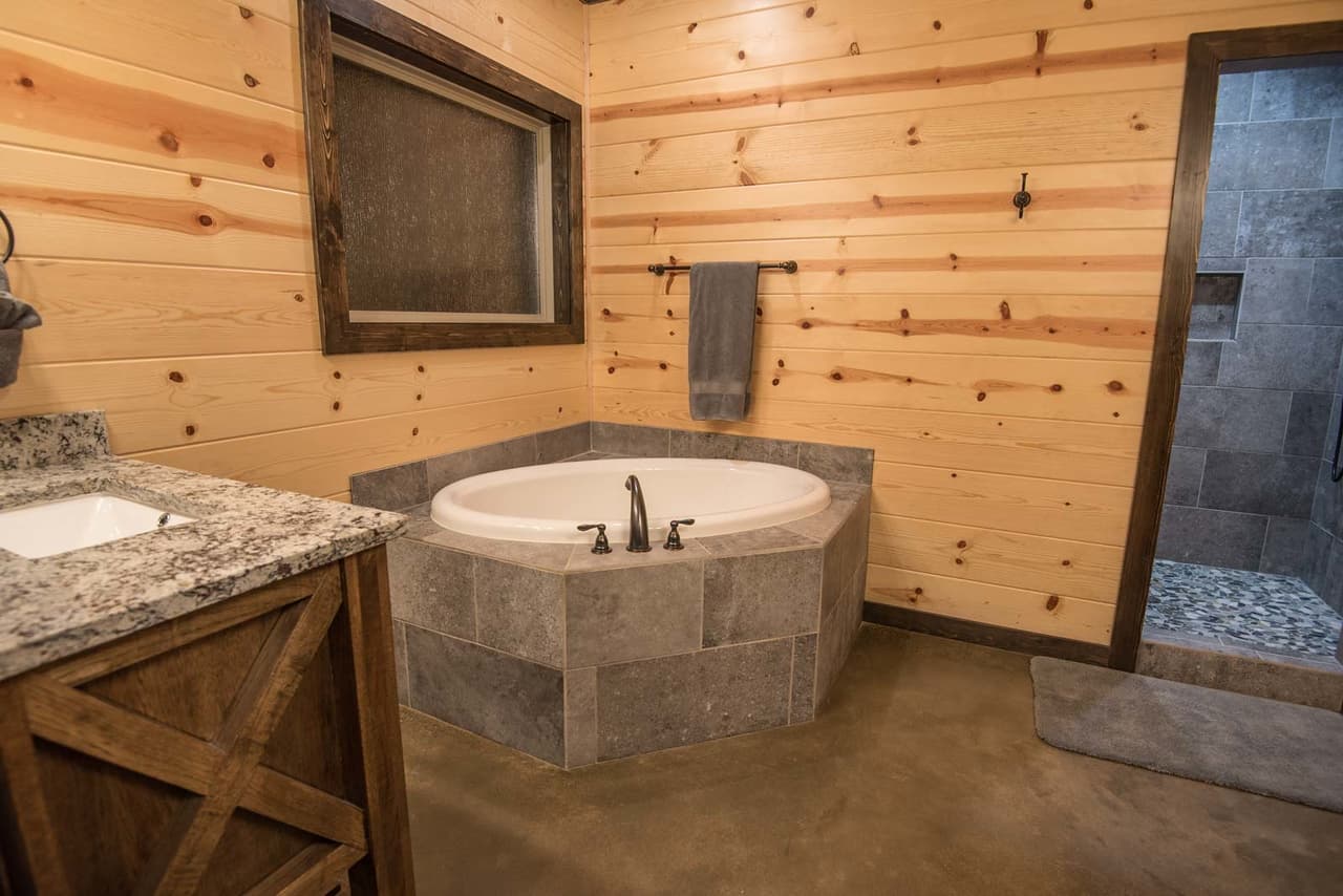 Bathtub in master bedroom