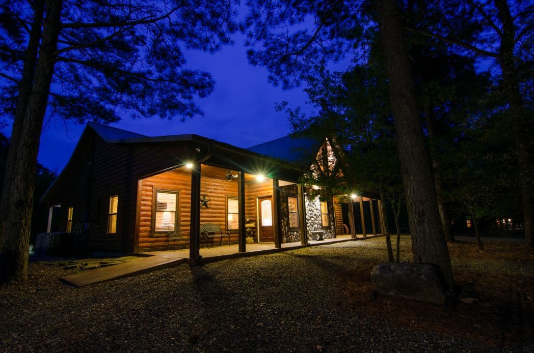 Living room with fireplace