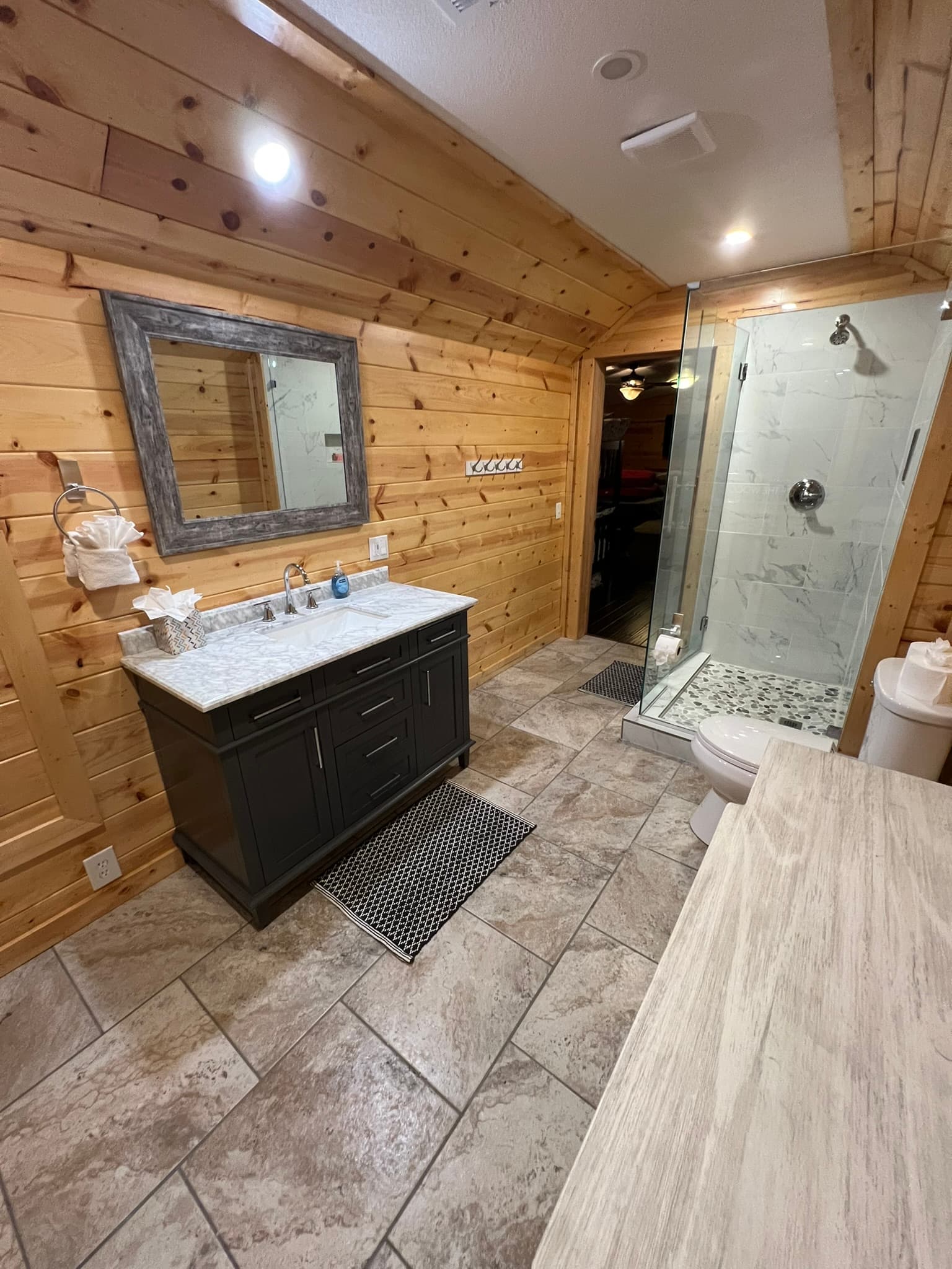 Modern bathroom #3 with walk in shower