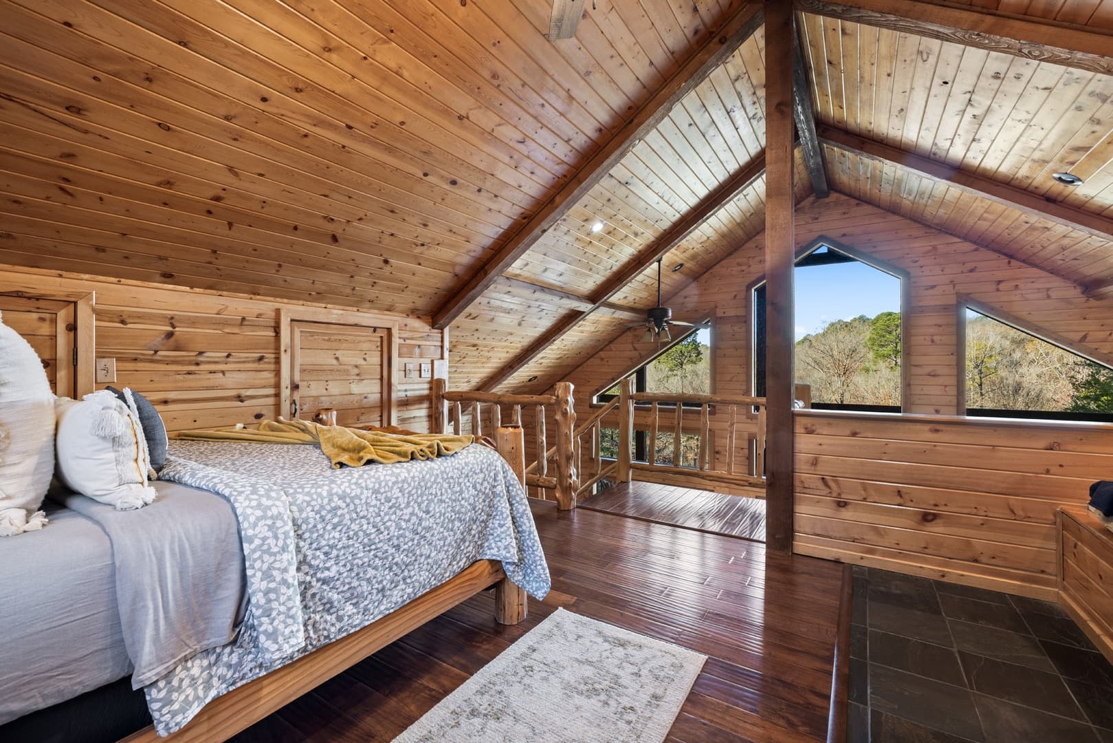 Open loft bedroom
