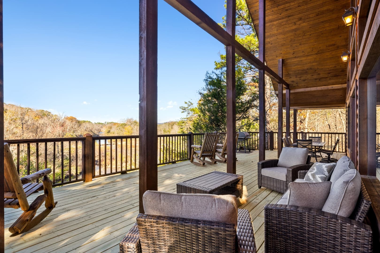Porch with river view
