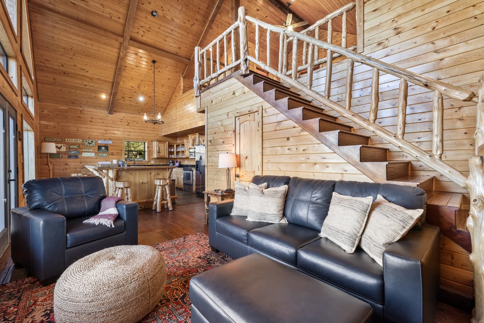 Open living room