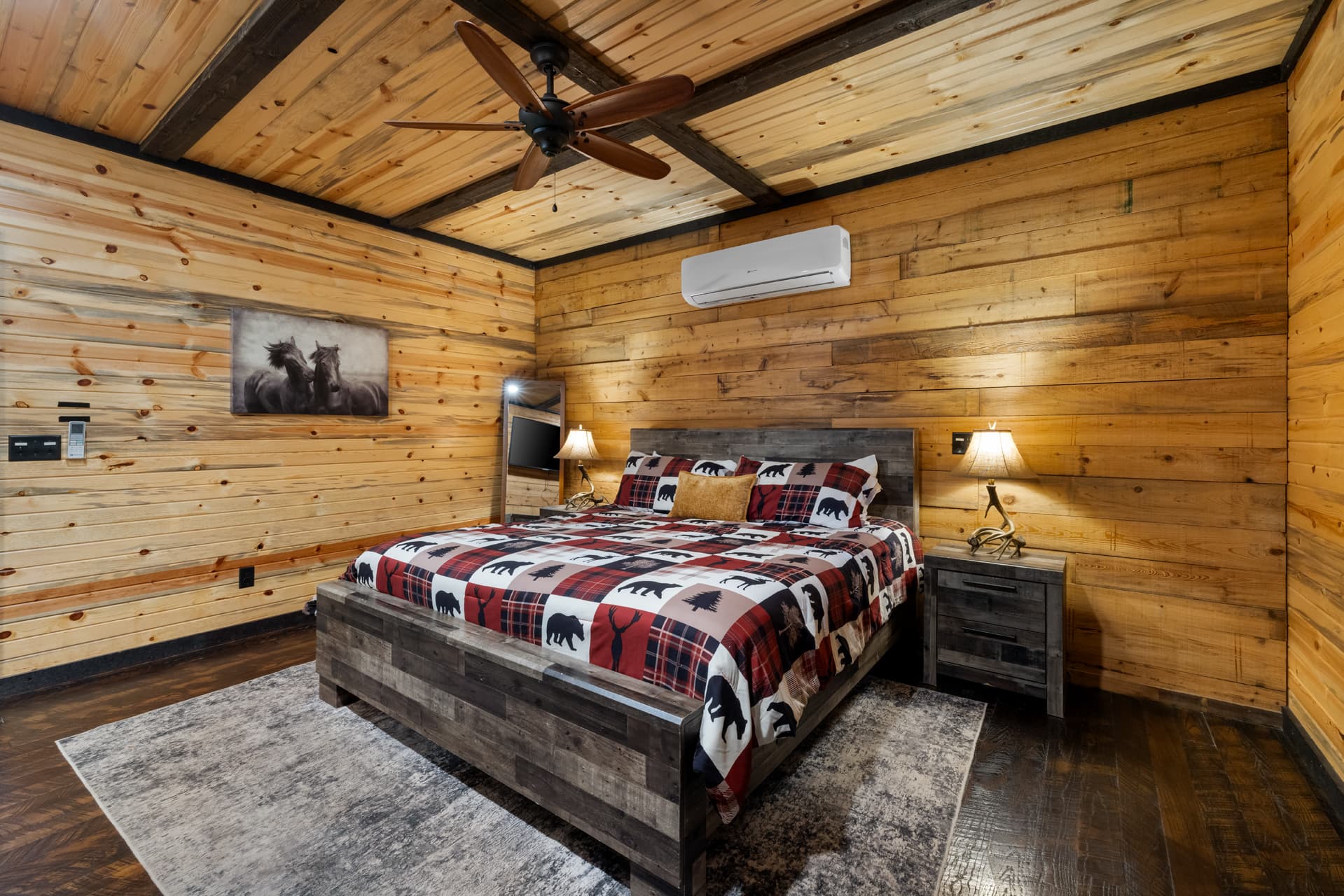 king bed