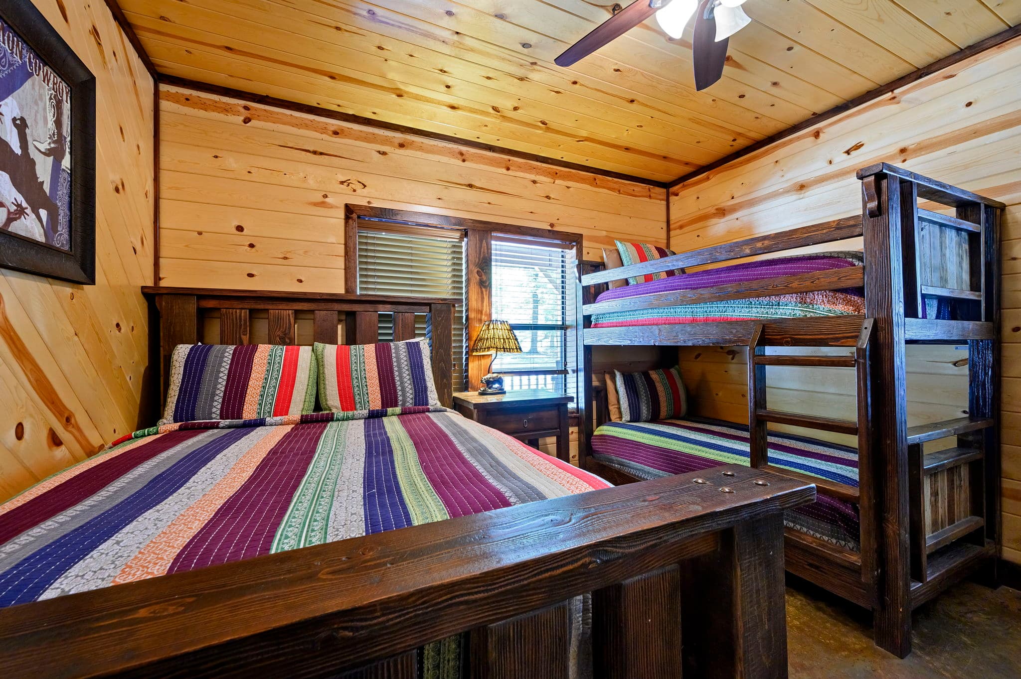 bed and bunk bed