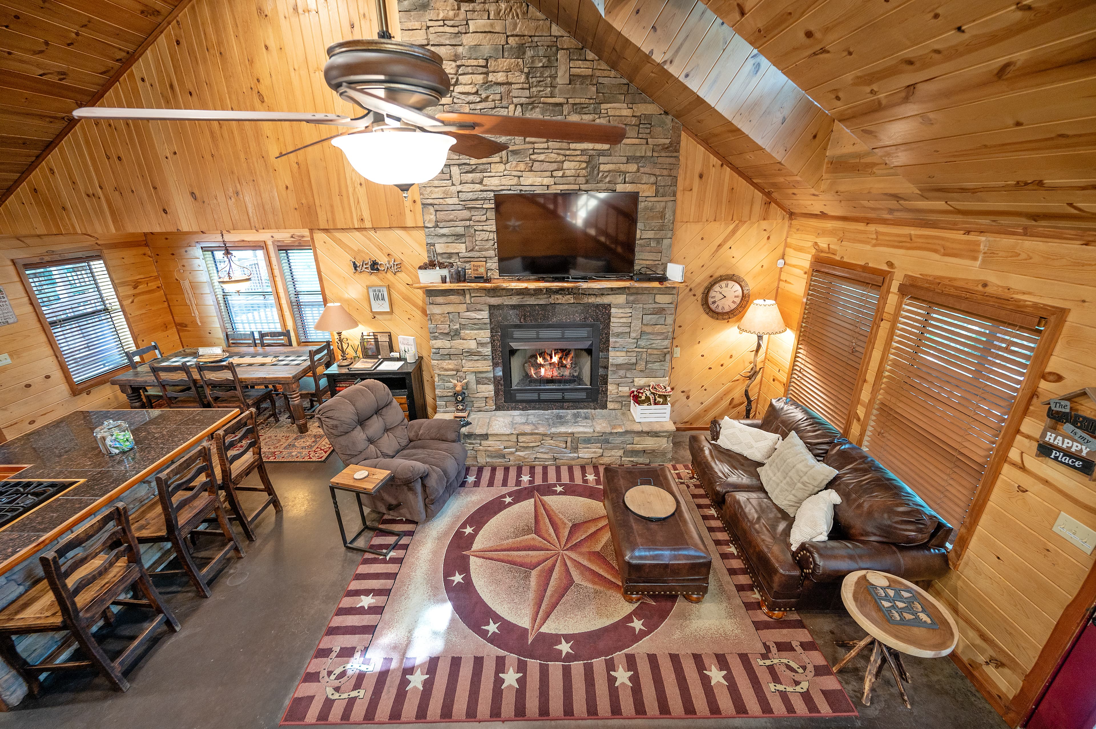 Open living room