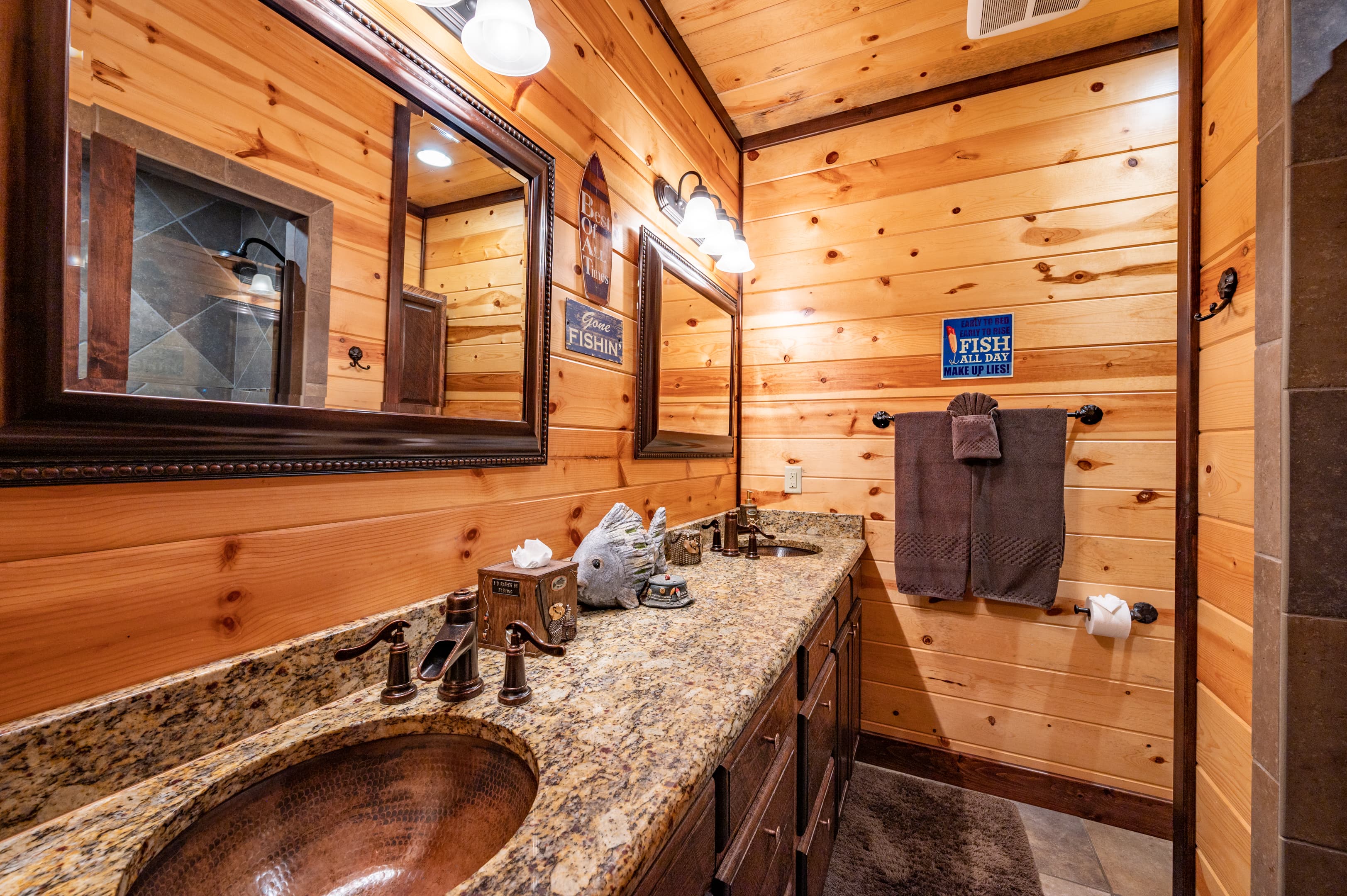 bathroom sinks and towels