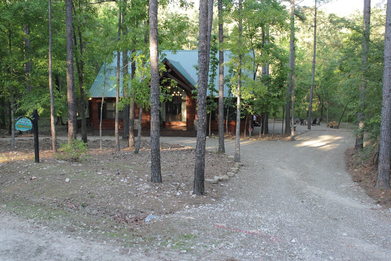 Circle gravel driveway