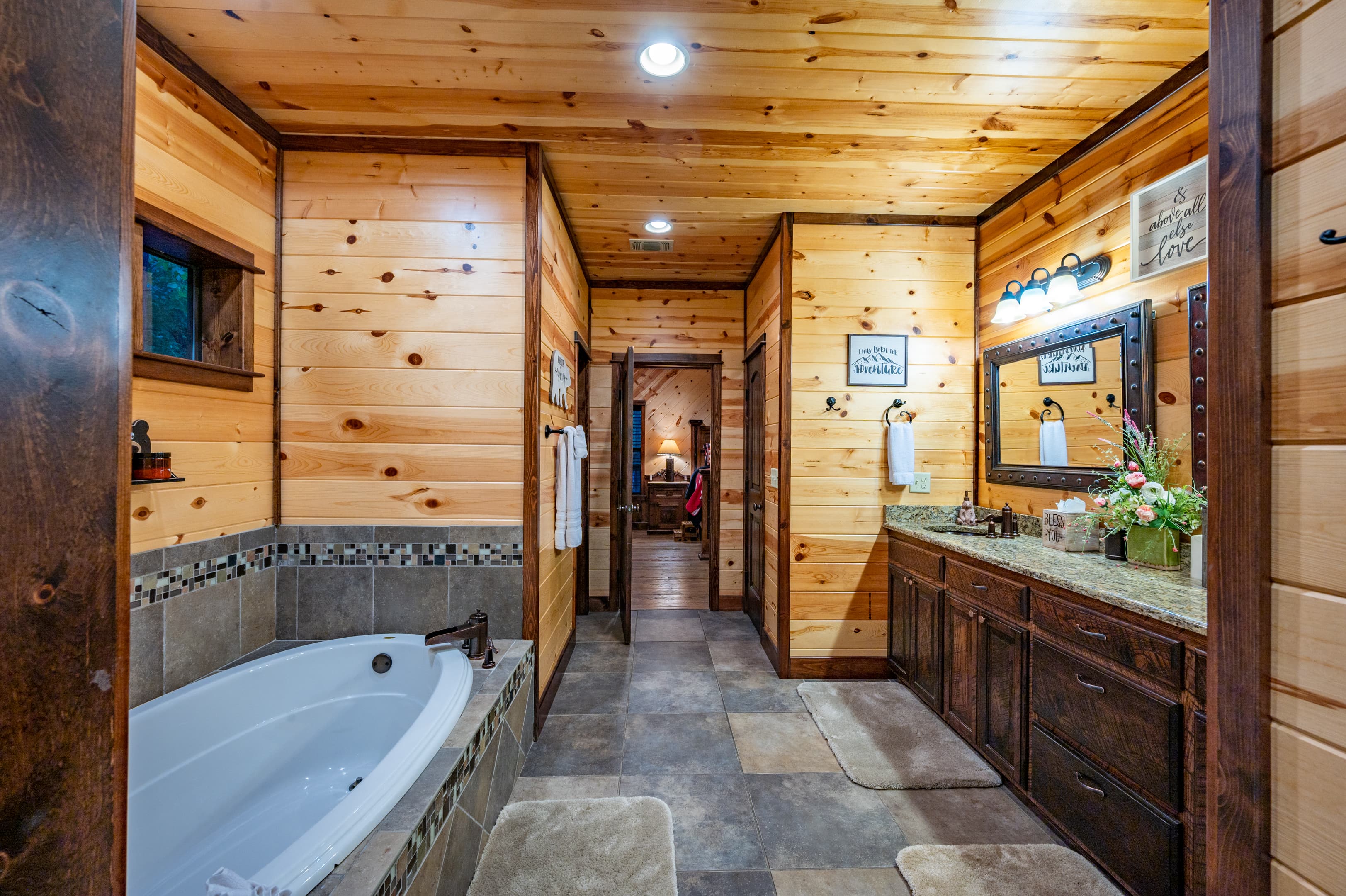 bathtub and sinks