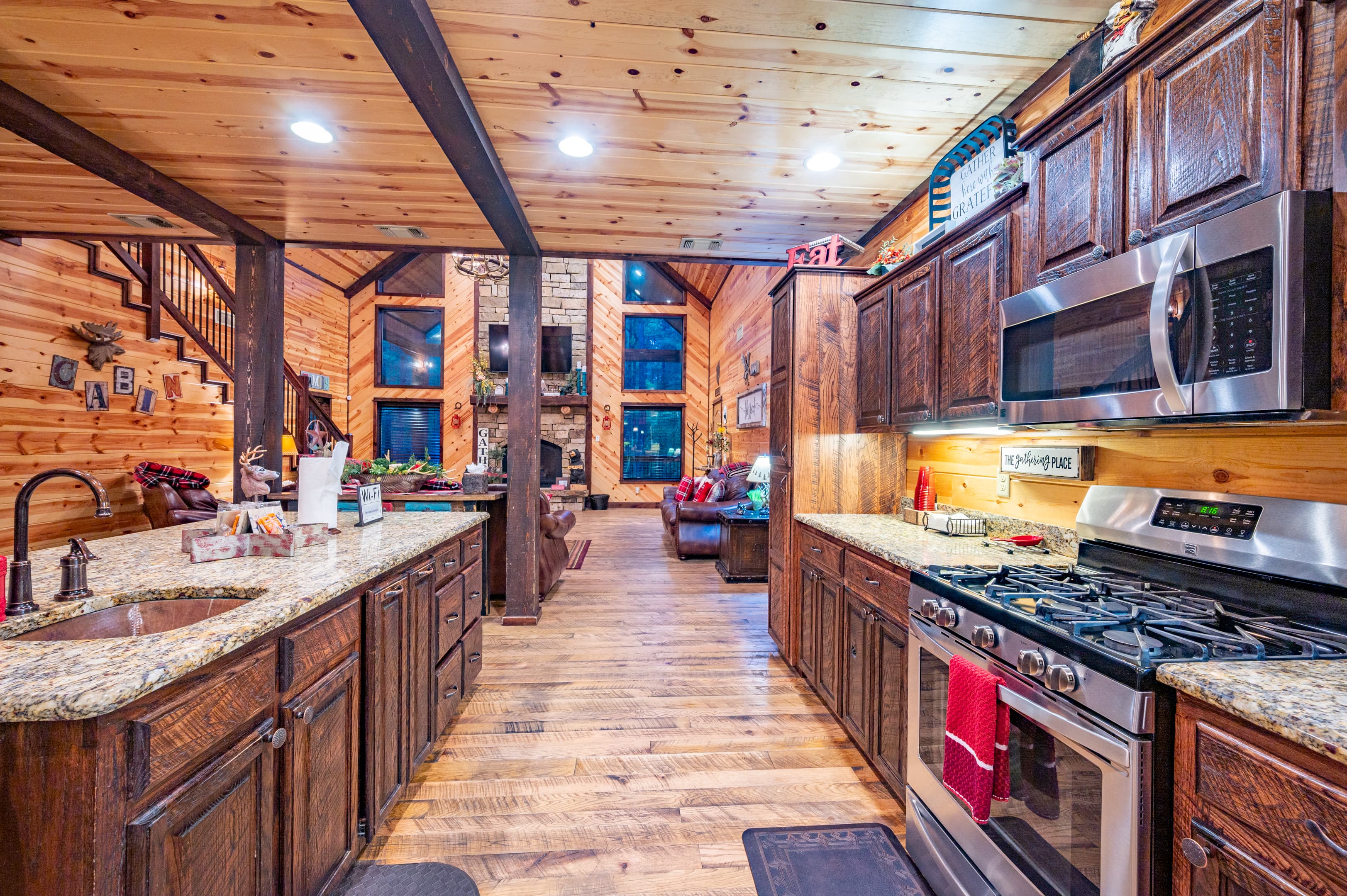 open full kitchen