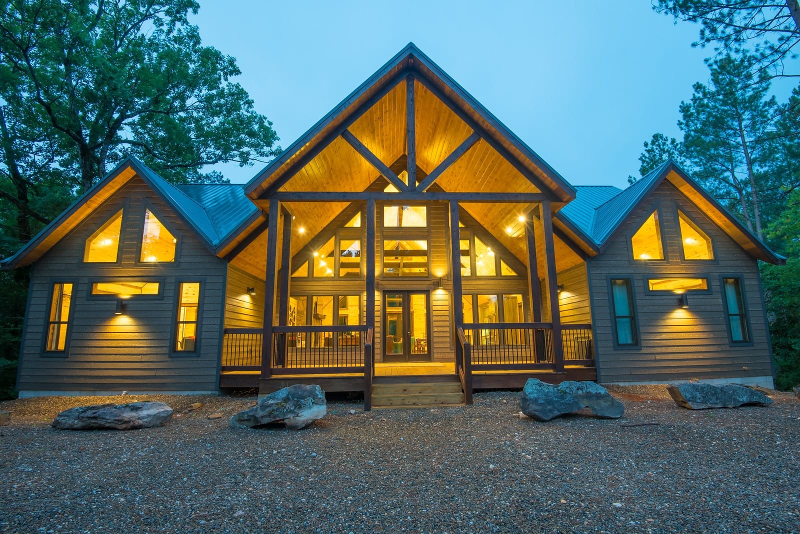 Water Music cabin exterior.