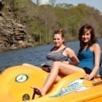 Girls on a Paddleboat