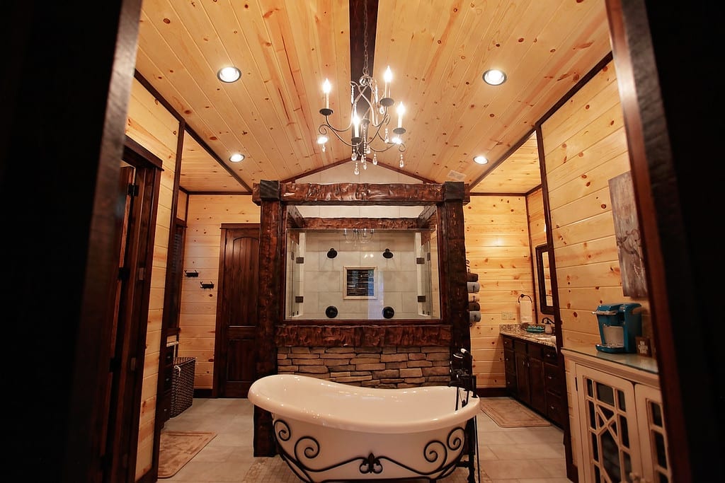 Griswald cabin master bath.