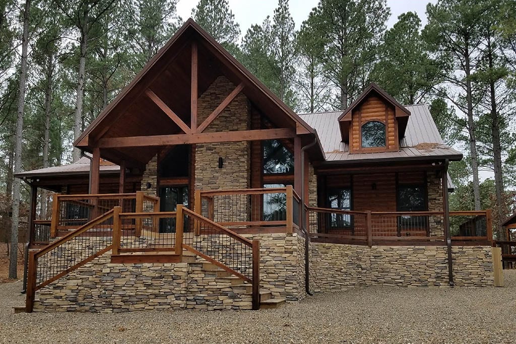 Highland Ridge cabin exterior.