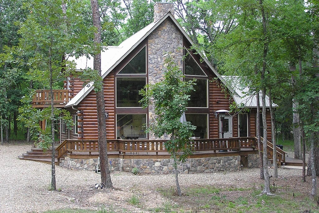 Woodmist cabin exterior.